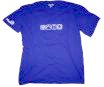 Royal Blue mountain life short sleeved t-shirt